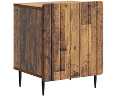 Šalia lovos spintelė 2 pcs Sendintos medienos 43 x 34,5 x 52 cm