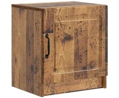 Šalia lovos spintelė 2 pcs Sendintos medienos 43 x 34,5 x 47 cm
