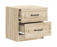 Šalia lovos spintelė 2 pcs Sonoma ąžuolas 43 x 34,5 x 44,5 cm