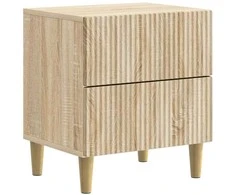 Šalia lovos spintelė 2 pcs Sonoma ąžuolas 43 x 34,5 x 48 cm