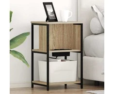 Šalia lovos spintelė 2 pcs Sonoma ąžuolas 38 x 31 x 61 cm
