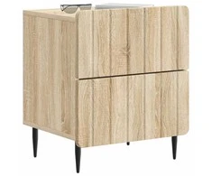 Šalia lovos spintelė 2 pcs Sonoma ąžuolas 43 x 34,5 x 49,5 cm