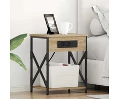 Šalia lovos spintelė 2 pcs Sonoma ąžuolas 41 x 31 x 51 cm