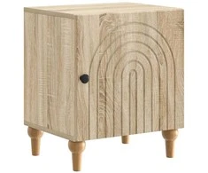 Šalia lovos spintelė 2 pcs Sonoma ąžuolas 43 x 34,5 x 50 cm