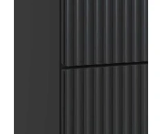 Šalia lovos spintelė Juoda 43 x 34,5 x 48 cm Apdirbta mediena