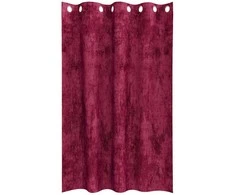Aksominio tipo užuolaidos 2 pcs Vyno raudona 175 x 140 cm