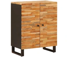 Sandėliavimo komodas 60 x 33 x 75 cm Kietas mango medis Ruda