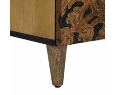 Sandėliavimo komodas Ruda 60 x 33,5 x 75 cm Kietas mango medis