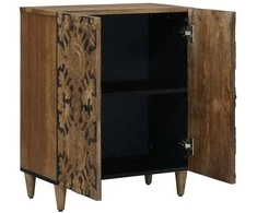 Sandėliavimo komodas Ruda 60 x 33,5 x 75 cm Kietas mango medis