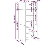 Oppbevaringsskap 3 pcs Senas medis