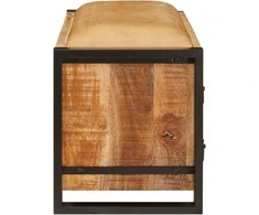 Laikymo suolas Ruda 80 x 35 x 40 cm Mango medienos masyvas