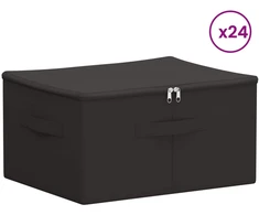 Saugojimo dėžė 24 pcs Antracito 50 x 30 x 25 cm
