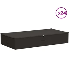 Saugojimo dėžė 24 pcs Antracito 90 x 48 x 15 cm