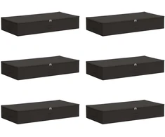 Saugojimo dėžė 6 pcs Antracito 100 x 50 x 18 cm