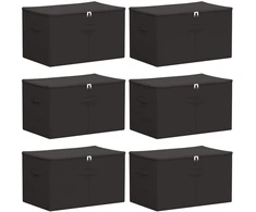 Saugojimo dėžė 6 pcs Antracito 55 x 35 x 32 cm