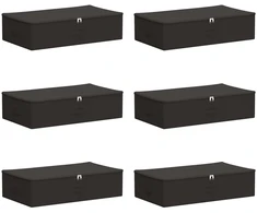 Saugojimo dėžė 6 pcs Antracito 70 x 40 x 18 cm