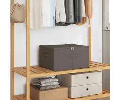 Saugojimo dėžė 6 pcs Pilka 43 x 34 x 23 cm Neaustinis audinys