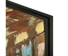 Saugojimo dėžė Ruda ir juoda 60 x 40 x 41 cm apdirbta mediena