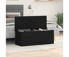 Saugojimo dėžė Juodas ąžuolas 102 x 35 x 35 cm Apdirbta mediena