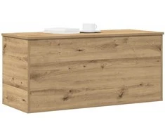 Saugojimo dėžė su saugykla artisano ąžuolo 100 x 42 x 46 cm