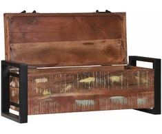 Saugojimo dėžės 80 x 30 x 30 cm Perdirbtos medienos masyvas