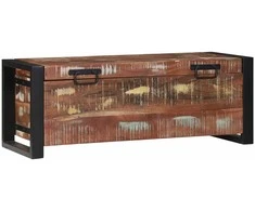Saugojimo dėžės 80 x 30 x 30 cm Perdirbtos medienos masyvas