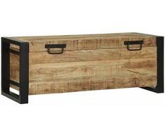 Saugojimo dėžės Ruda 80 x 30 x 30 cm Mango medienos masyvas
