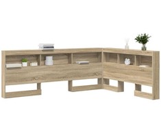 Saugojimo galvos atlošas Sonoma ąžuolas 160 cm Apdirbta mediena