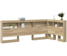 Saugojimo galvos atlošas Sonoma ąžuolas 90 cm Apdirbta mediena
