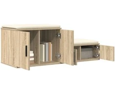 Oppbevaringsskap 2 pcs Sonoma ąžuolas 127 x 41 x 40 cm