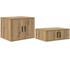 Oppbevaringsskap 2 pcs Amatininkų ąžuolas 103 x 41 x 40 cm