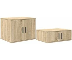 Oppbevaringsskap 2 pcs Sonoma ąžuolas 103 x 41 x 40 cm