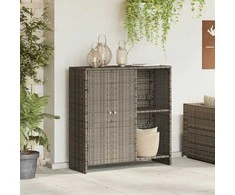 Oppbevaringsskap su lentyna Pilka 100 x 36 x 102 cm Ratanas