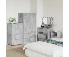 Saugojimo spintos Betono pilka 60 x 48 x 105 cm