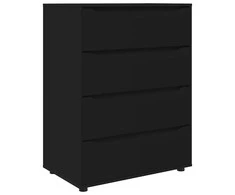 Saugojimo spintos Juoda 80 x 48 x 105 cm Apdirbta mediena