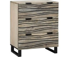 Kabalas Balta 60 x 33.5 x 75 cm Mango medienos masyvas