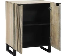 Kabalas Balta 60 x 33,5 x 75 cm Kietas mango medis