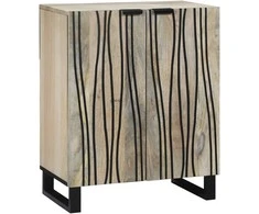 Kabalas Balta 60 x 33,5 x 75 cm Kietas mango medis