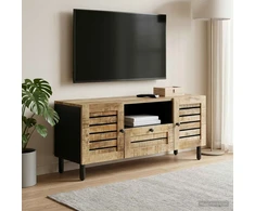Saugojimo spintos Natūrali 105 x 33 x 46 cm Kietas mango medis