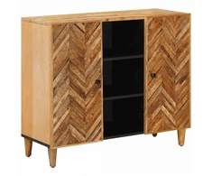 Saugojimo spintos Ruda 90 x 33,5 x 75 cm Kietas mango medis