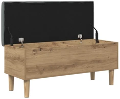 Saugojimo suolas su pagalve Artisan ąžuolo 102 x 42 x 46 cm