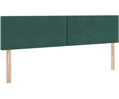 Saugos lova su čiužiniu su saugykla Tamsiai žalia 100 x 200 cm
