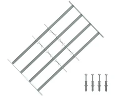 Saugumo grotelės langams su 4 kryžmėmis 3 pcs 630-1140 mm