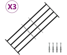 Saugumo grotelės langams su 4 kryžmėmis 3 pcs 93-174 cm