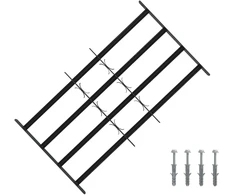 Saugumo grotelės langams su 4 kryžmėmis 3 pcs 63-114 cm