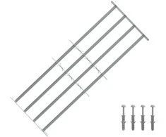 Saugumo grotelės langams su 4 kryžmėmis 3 pcs 930-1740 mm
