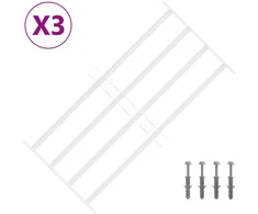 Saugumo grotelės langams su 4 kryžmėmis 3 pcs 63-114 cm