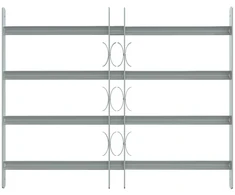 Saugumo grotelės langams su 4 kryžmėmis 3 vnt. 430-740 mm