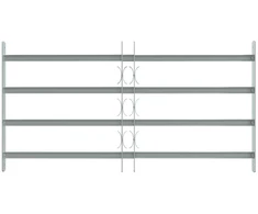 Saugumo grotelės langams su 4 kryžmėmis 3 vnt. 630-1140 mm