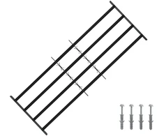Saugumo grotelės langams su 4 kryžmėmis 3 pcs 93-174 cm